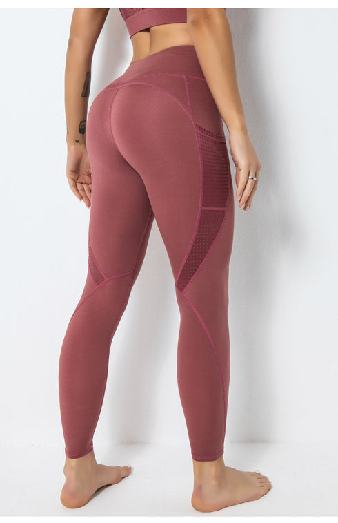 the keeper contour legging with pockets RED